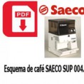 Esquema da máquina café SAECO SUP 004.
